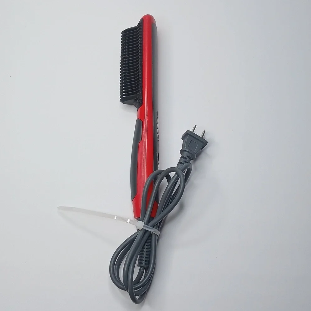 Hair‎ Straighter ASL-908 electric brush, which is also for straightening Beards